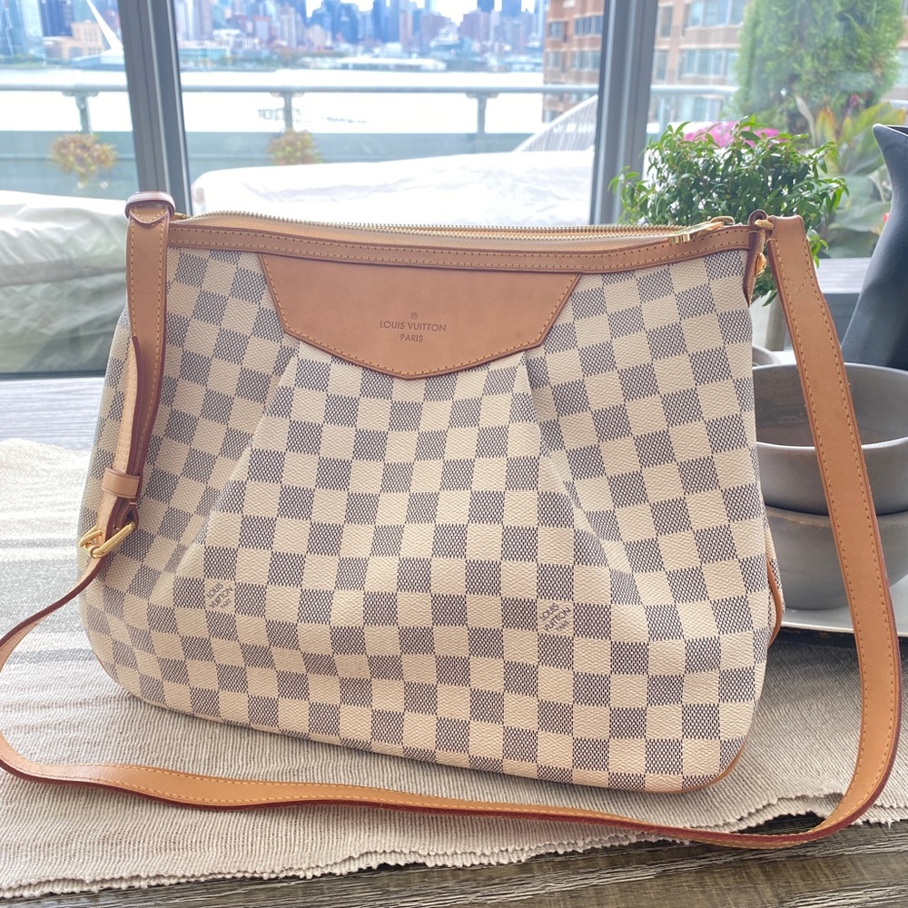 LV Damier Azure Siracusa MM